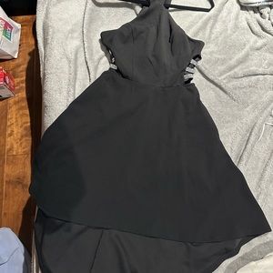 Speechless high low black dress with rhinestone side cutout. Size 5